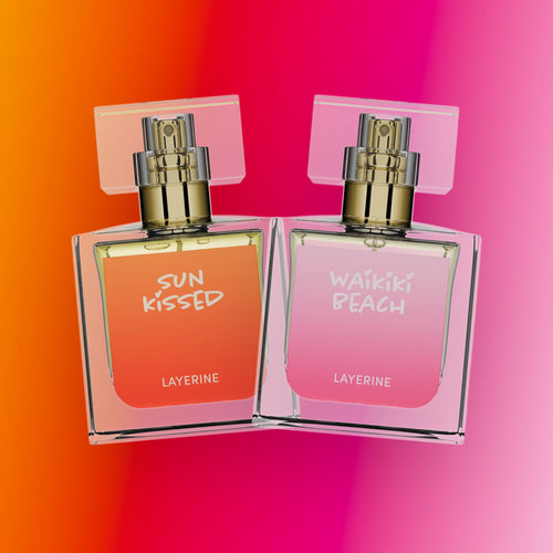 Beach Please: Sun Kissed and Waikiki Beach bottles